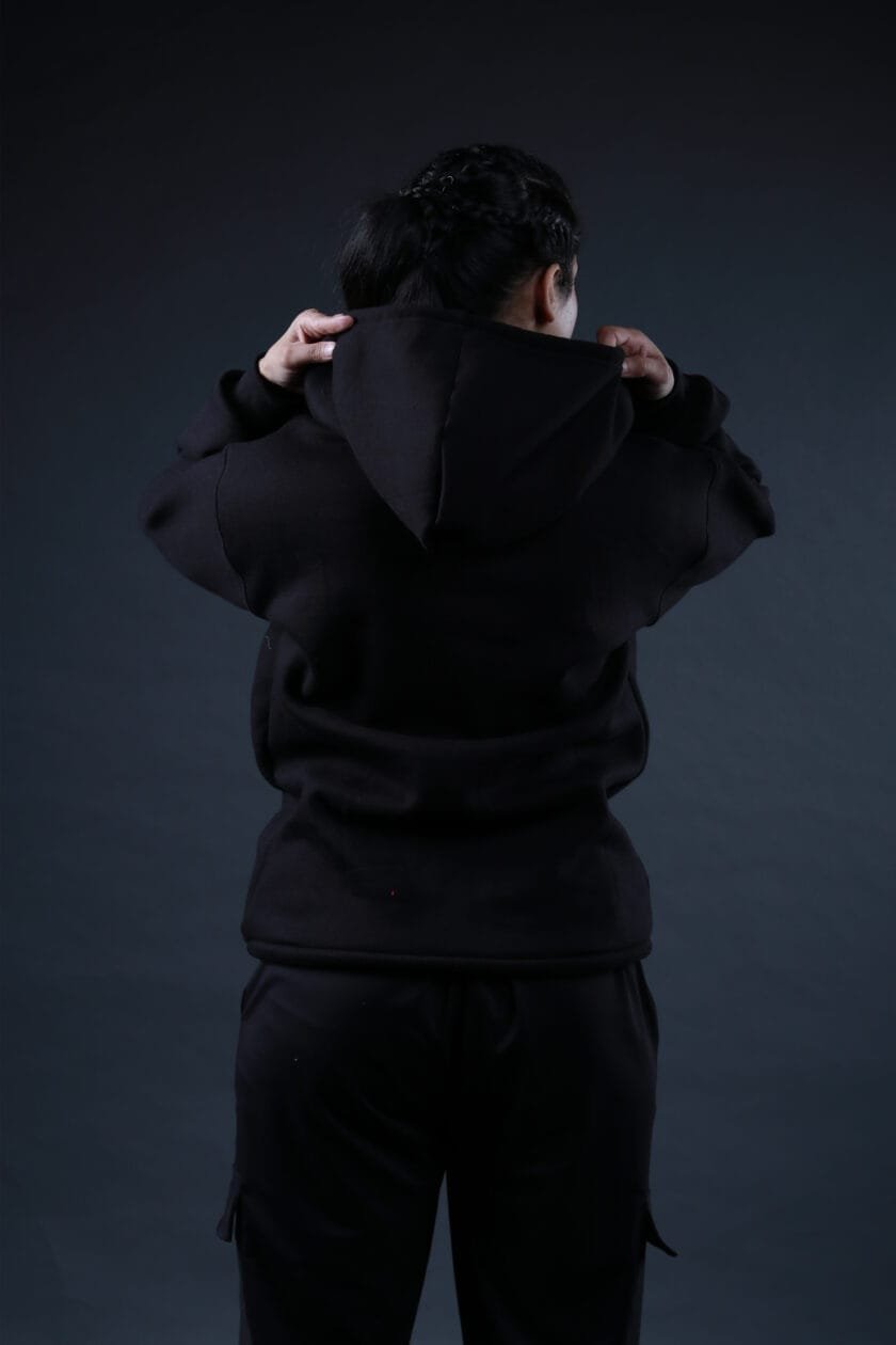 Coitonic Oversized Hoodie Black (Women’s) - Image 4