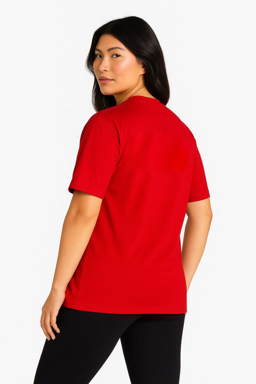 Coitonic Oversized T-shirts Red (Women’s) - Image 2