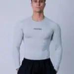 Compression Full Sleeves T-shirt - Light Grey