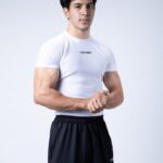 Compression Half Sleeves T-shirt - White