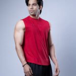 Coitonic Dry-Fit Delt Tank Top - Red
