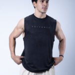 Coitonic Dry-Fit Delt Tank Top - Black