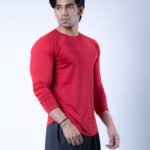 Coitonic Dry-Fit Full Sleeves T-Shirt - Red