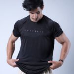 Coitonic Dry-Fit Half Sleeves T-Shirt - Black