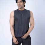 Coitonic Dry-Fit Delt Tank Top - Dark Grey