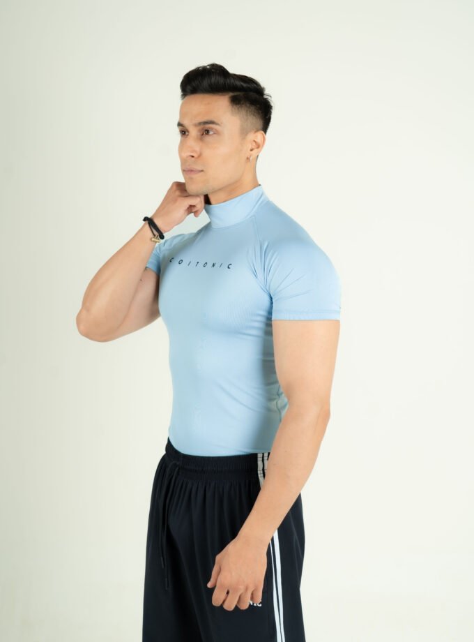 Compression Half Sleeves High Neck T-shirt