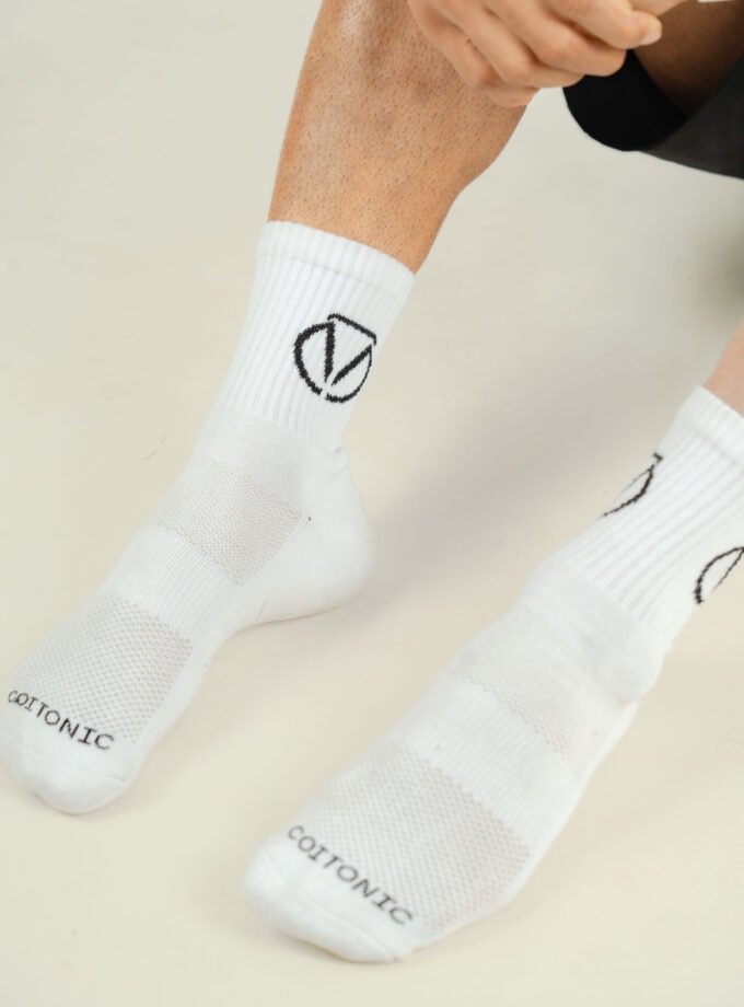 GripStride Socks - White