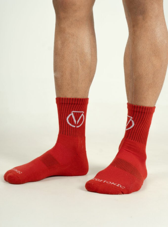GripStride Socks - Red