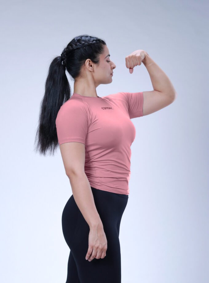 Compression Half Sleeves Onion Pink T-shirt (Women’s)