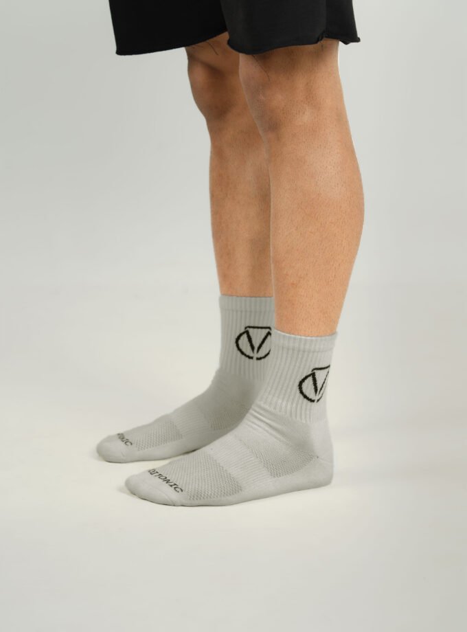 GripStride Socks - Light Grey